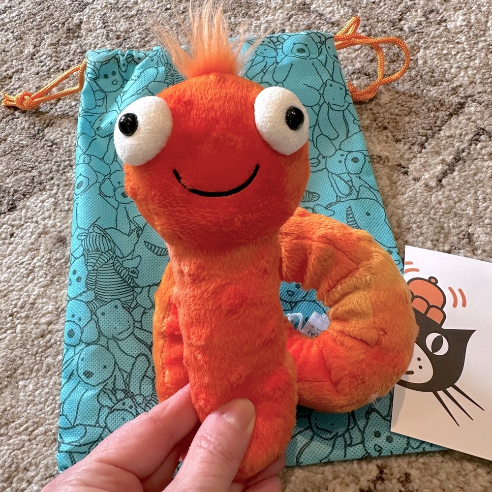 NWT Jellycat Winston Worm